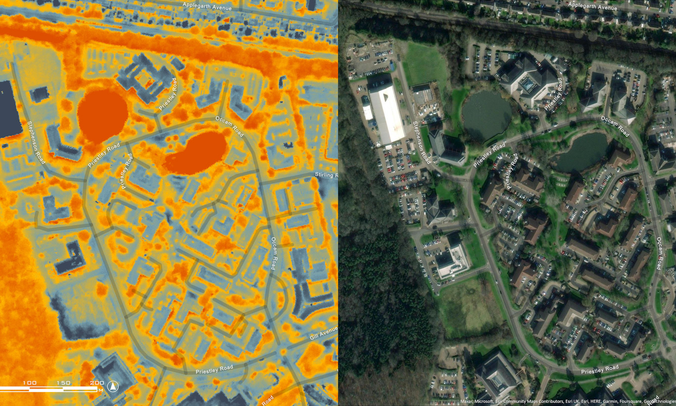 Innovative thermal imaging technology piloted at Surrey Research Park